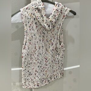 Multicolor Knit Sleeveless Sweater